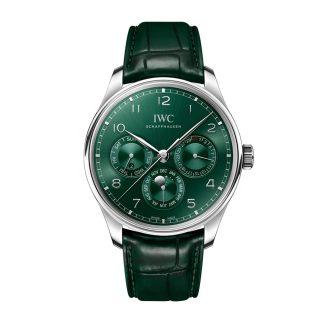 pas cher IWC Portugieser Automatic 42mm Mens Watch Green IW344207