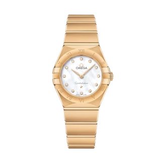 pas cher Omega Constellation 25mm Yellow Gold on Yellow Gold Ladies Watch O13150256055002
