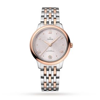 pas cher Omega De Ville Prestige Co Axial Master Chronometer 34mm Ladies Watch Silver O43420342002003