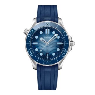 pas cher Omega Seamaster Diver 300M Co Axial Master Chronometer 42mm Summer Blue O21032422003002