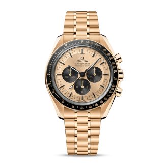 pas cher Omega Speedmaster Moonwatch Professional Co Axial Master Chronometer Chronograph 42mm Mens Watch Gold O31060425099002