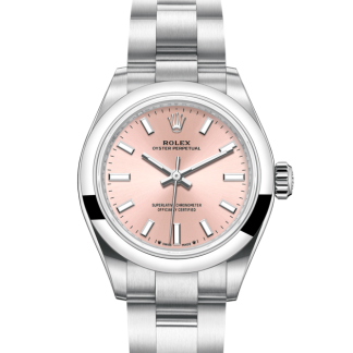 pas cher Rolex Oyster Perpetual 28 Oyster 28 mm Oystersteel Cadran rose M276200-0004