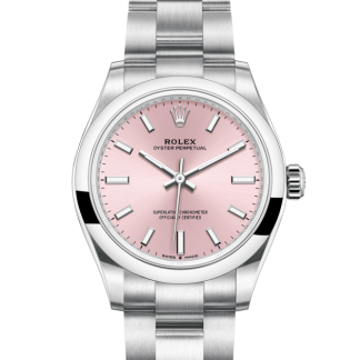 pas cher Rolex Oyster Perpetual 31 Oyster 31 mm Oystersteel Cadran rose M277200-0004