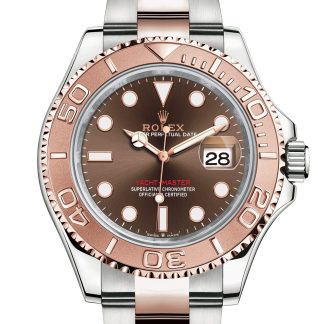 pas cher Rolex Yacht-Master 40 Oyster 40 mm Oystersteel et or Everose Cadran chocolat M126621-0001