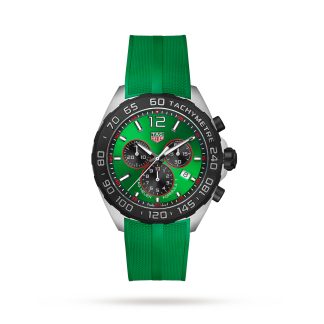 pas cher TAG Heuer Formula 1 Chronograph 43mm Mens Watch Green CAZ101AP.FT8056