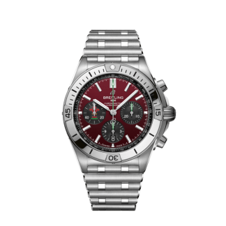 pas cher breitling Chronomat B01 42 Six Nations Wales Acier inoxydable Rouge AB0134A61K1A1