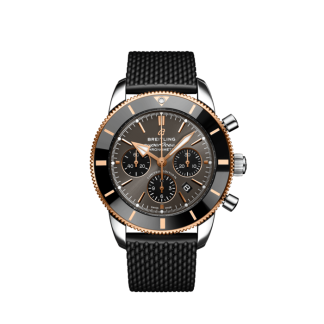 pas cher breitling Superocean Heritage B01 Chronograph 44 Acier inoxydable et or rouge 18k Anthracite UB01621A1M1S1